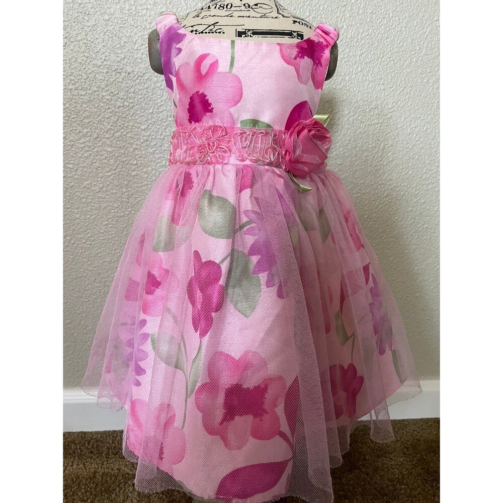 Youngland Flower Infant Girl Baby Dress / Size 24M